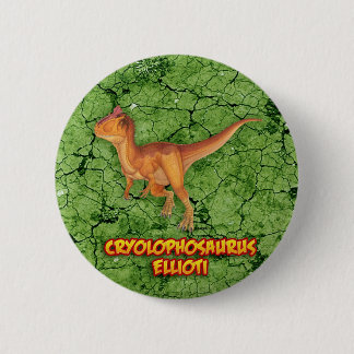 Cryolophosaurus 6 Cm Round Badge