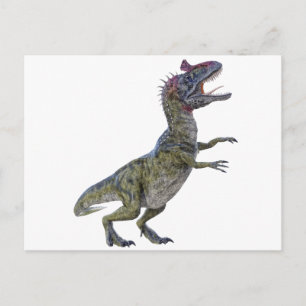 Cryolophosaurus in Side Profile Postcard