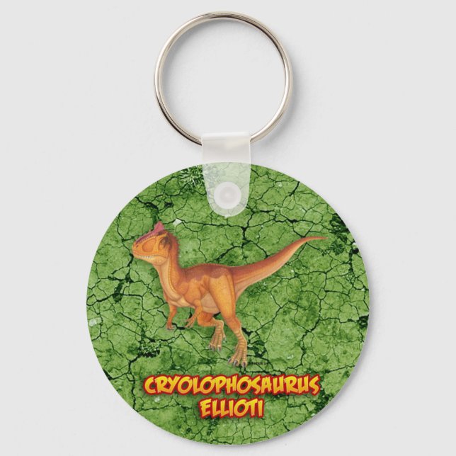 Cryolophosaurus Key Ring (Front)