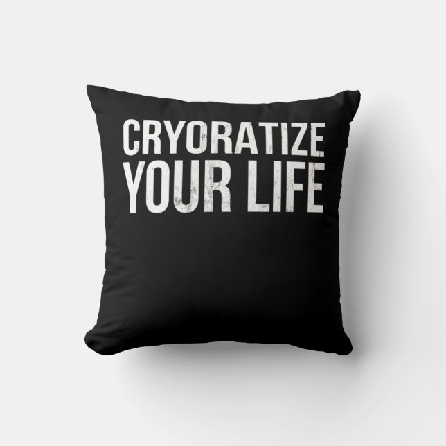 Cryotherapy Healing For Cryotherapists And Advocat Cushion (Front)