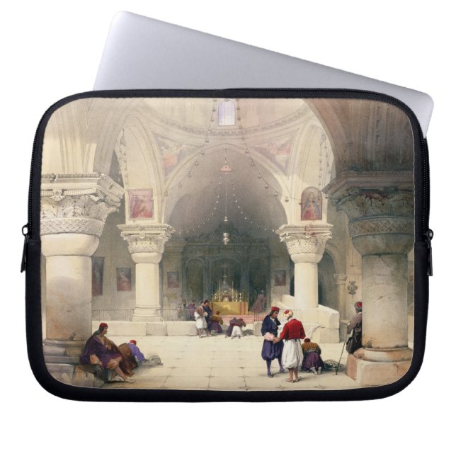 Crypt of the Holy Sepulchre, Jerusalem, plate 20 f Laptop Sleeve (Front)