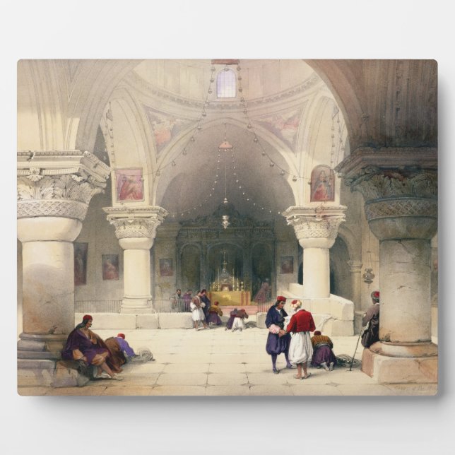 Crypt of the Holy Sepulchre, Jerusalem, plate 20 f Plaque (Front)