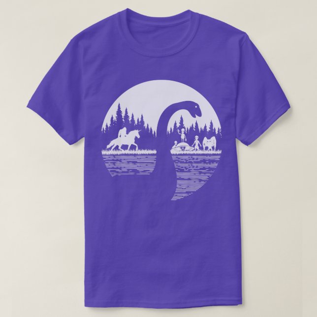 Cryptid Animals T-Shirt (Design Front)