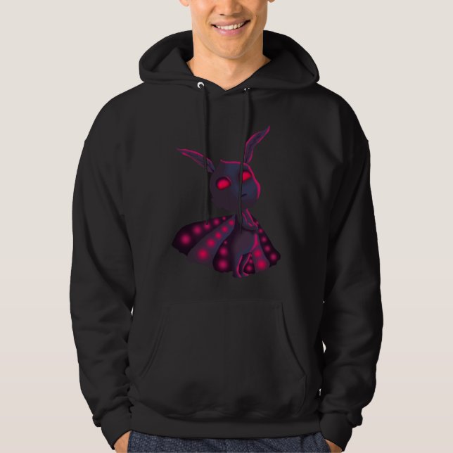 Cryptid Baby Mothman Folklore Hoodie (Front)