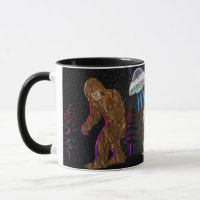Cryptid Big Foot, Chupacabra, Alien, UFO Mug