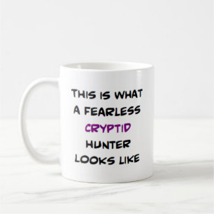 cryptid hunter, fearless coffee mug