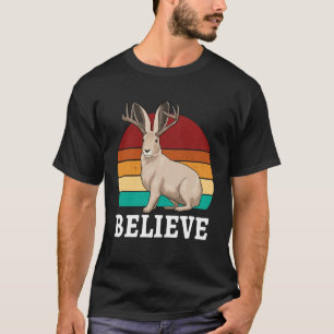 Cryptid Jackalope Shirt - Jackrabbit Believe Rabbi