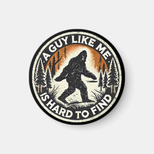 Cryptid Sasquatch Bigfoot Forest Adventure Magnet