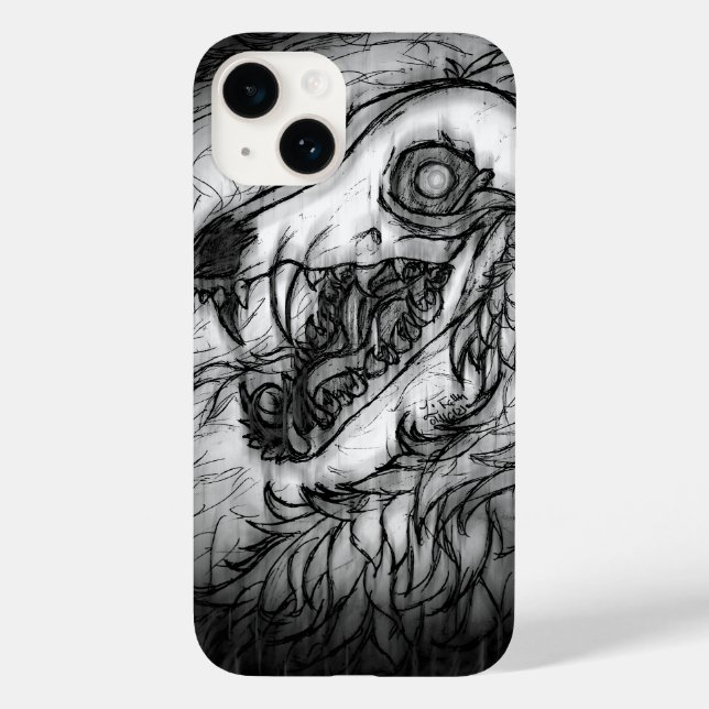 Cryptid: Snow Wasset Sketch  Case-Mate iPhone Case (Back)