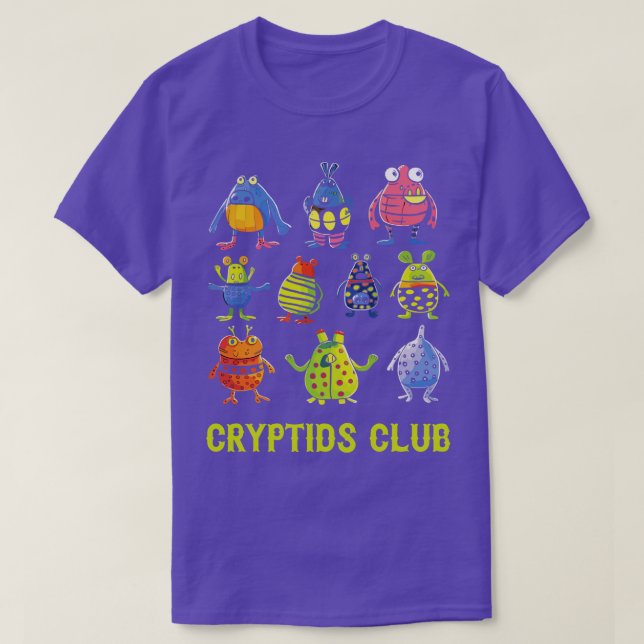 Cryptids Club T-Shirt (Design Front)
