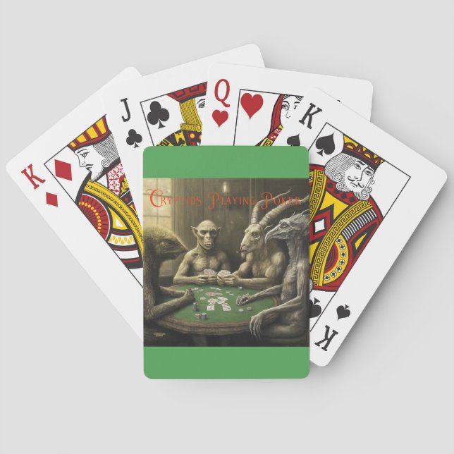 Cryptids Playing  Playing Cards (Back)