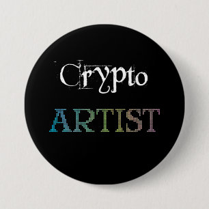 Crypto Artist Dark 7.5 Cm Round Badge
