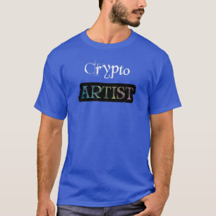 Crypto Artist Wide Dark T-Shirt