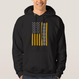Crypto Bitcoin Cryptocurrency Blockchain Hodl Flag Hoodie