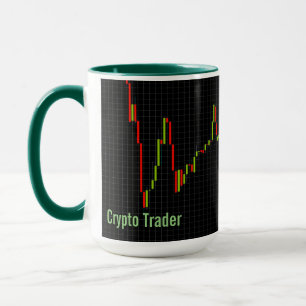 Crypto Candlestick Chart Personalised Money Design Mug