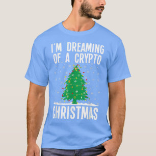 Crypto Christmas Bitcoin Tree Cryptocurrency Lover T-Shirt