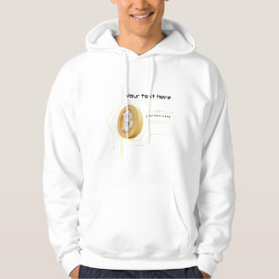 crypto coin editable quote hoodie