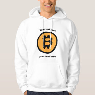 crypto coin editable quote hoodie