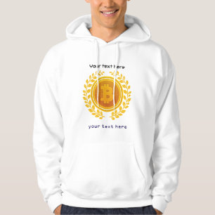 crypto coin editable quote hoodie