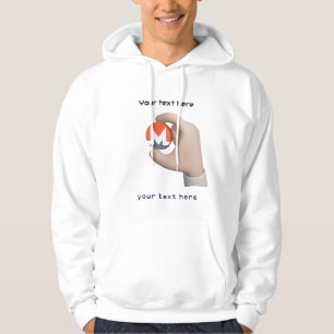 crypto  coin editable quote hoodie