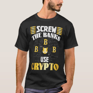 Crypto  Cryptocurrency Blockchain Trader Finance   T-Shirt