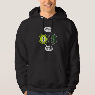 Crypto Currency And Old Fashioned Dollar Existenti Hoodie