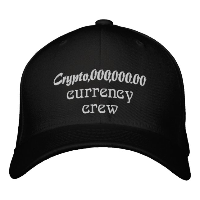 Crypto Currency Crew:Buy The Dip Embroidered Hat (Front)