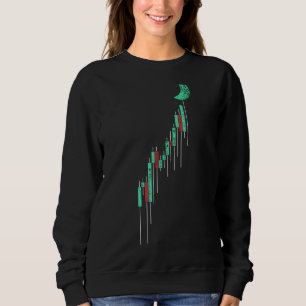 Crypto Currency Hodl Vintage Bull Market Chart To  Sweatshirt