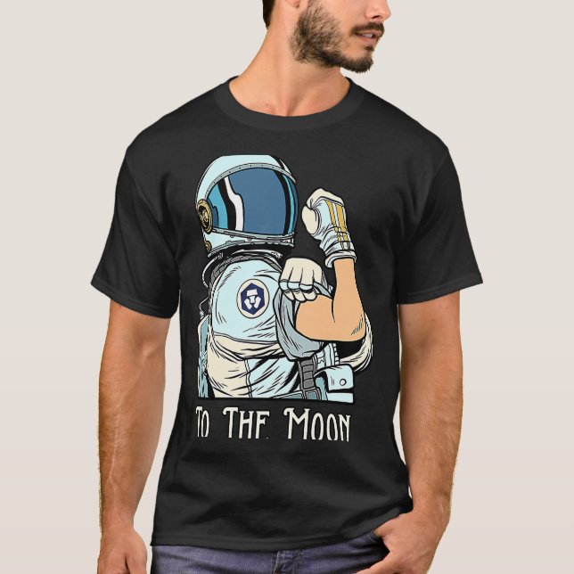 Crypto Currency Talk  Fun CRO Crypto.com We Can Do T-Shirt (Front)