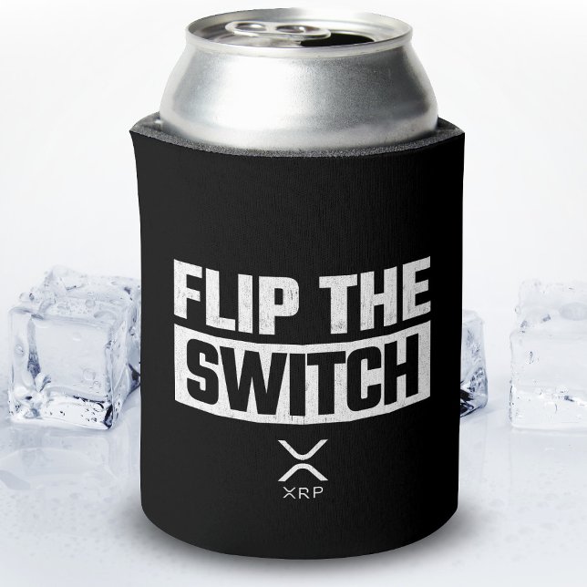 Crypto Currency XRP Cryptocurrency Flip the Switch Can Cooler (Creator Uploaded)