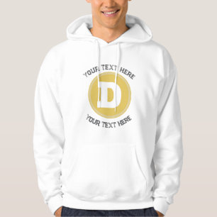 crypto d coin editable quote hoodie