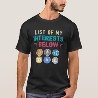 Crypto Dad Bitcoin Coin Hodl  Cryptocurrency Papa T-Shirt