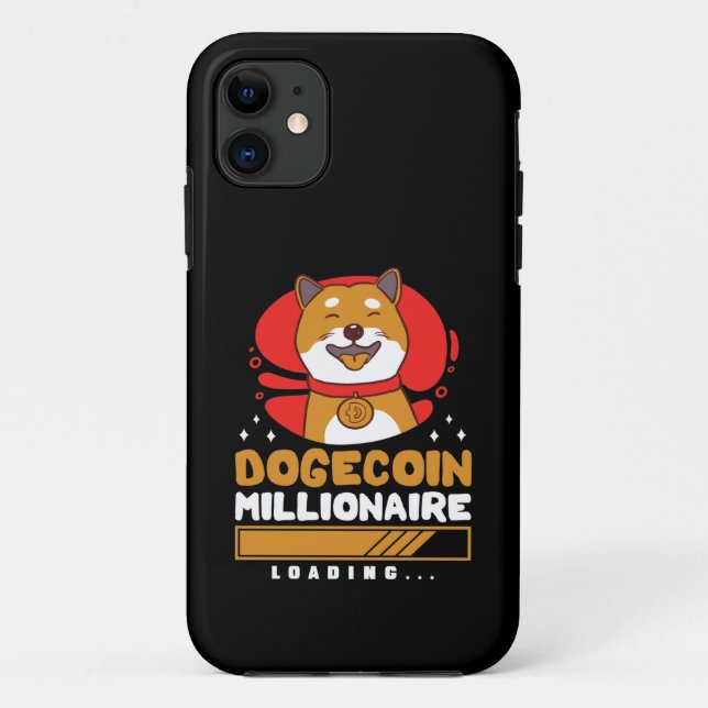 Crypto DogeCoin Millionaire Loading Case-Mate iPhone Case (Back)