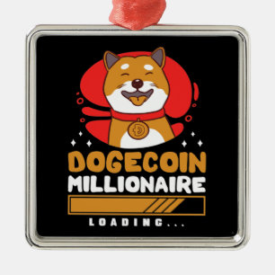 Crypto DogeCoin Millionaire Loading Metal Tree Decoration