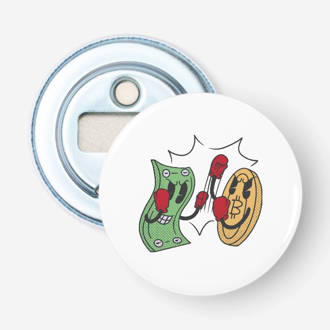 Crypto Fight Club Bottle Opener (Front)