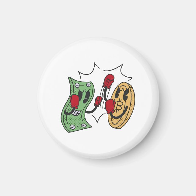 Crypto Fight Club Magnet (Front)