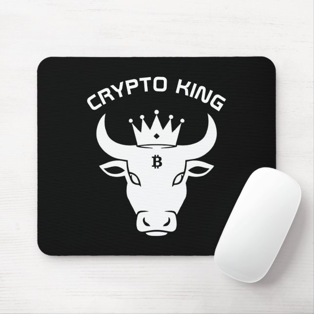 Crypto King Mouse Mat (With Mouse)