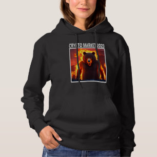 Crypto Market 2023 Bear Market Stock Trading Reces Hoodie