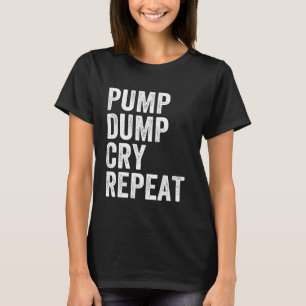Crypto Meme Coin Funny T-Shirt HODL Degen Life Cry