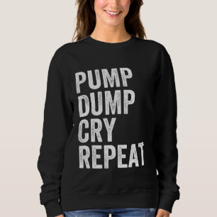 Crypto Meme Coin Funny T-Shirt HODL Degen Life Cry Sweatshirt