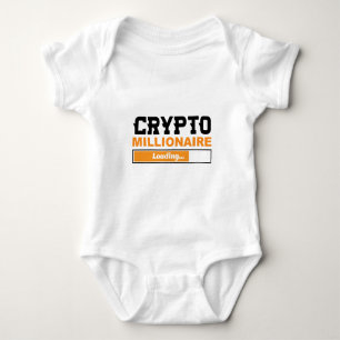 Crypto Millionaire Loading Baby Bodysuit