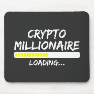 Crypto Millionaire Loading Bitcoin Mouse Mat
