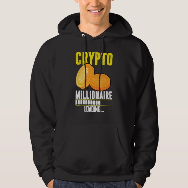 Crypto Millionaire Loading Hoodie (Front)