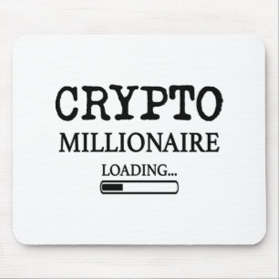 Crypto Millionaire Loading Mouse Mat