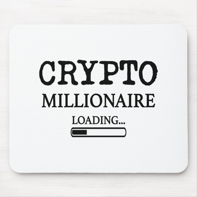 Crypto Millionaire Loading Mouse Mat (Front)