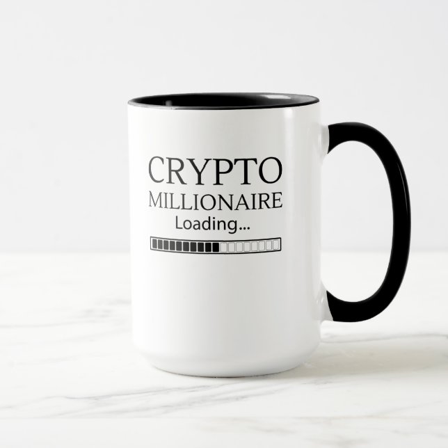 Crypto Millionaire Loading please wait Mug (Right)
