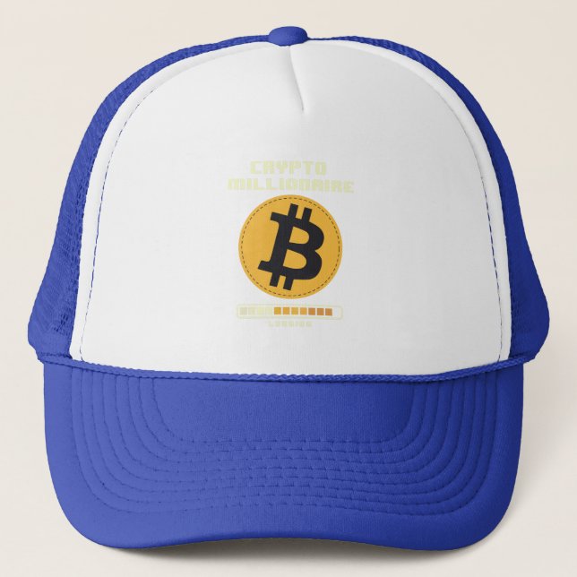 Crypto Millionaire Loading Trucker Hat (Front)