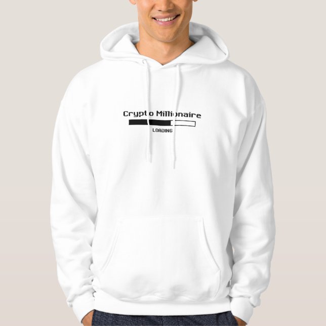 Crypto millionaire T-Shirt Hoodie (Front)