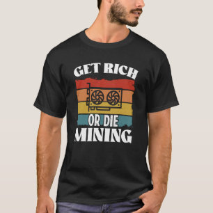 Crypto Miner Cryptocurrency Blockchain Technology T-Shirt