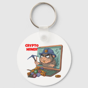 Crypto Miner Key Ring